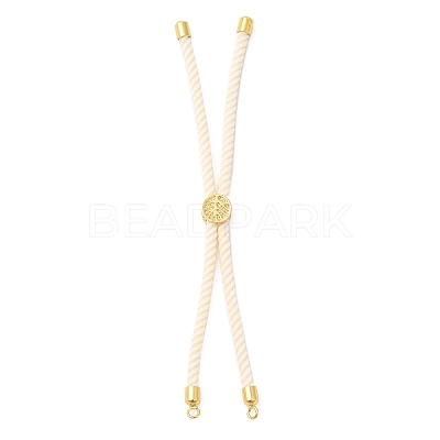 Twisted Nylon Cord Silder Bracelets DIY-B066-03G-20-1