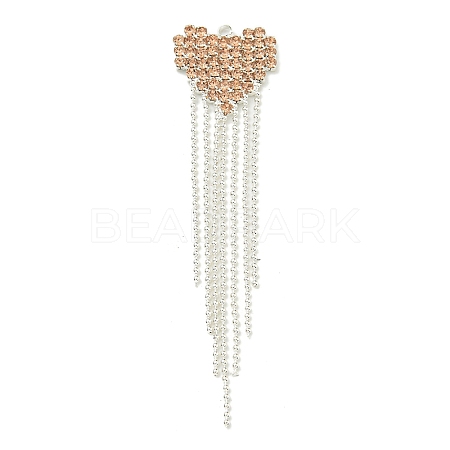 Brass Rhinestone Pendants KK-I715-15S-09-1