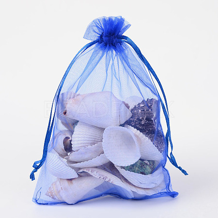 Organza Gift Bags with Drawstring X-OP-R016-13x18cm-10-1