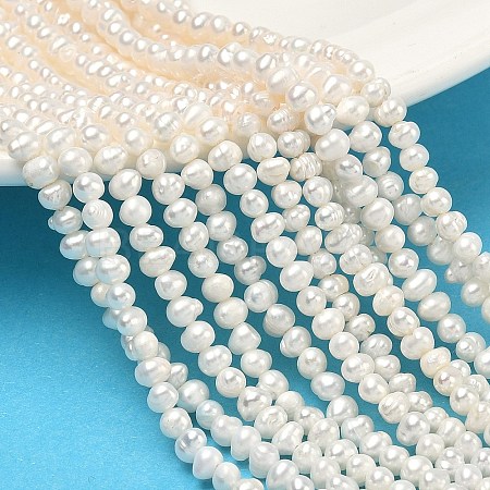 Natural Cultured Freshwater Pearl Beads Strands PEAR-L034-01-1