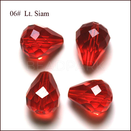 Imitation Austrian Crystal Beads SWAR-F062-8x6mm-06-1