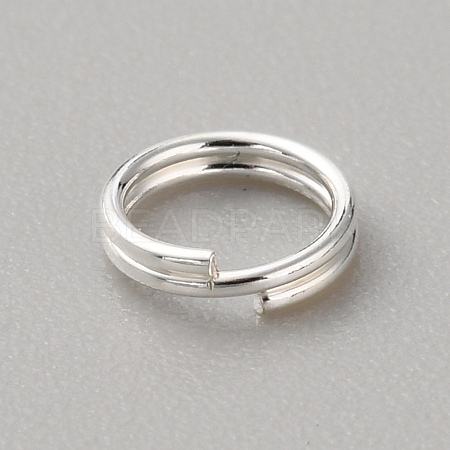 925 Sterling Silver Split Rings STER-WH0011-28S-01-1