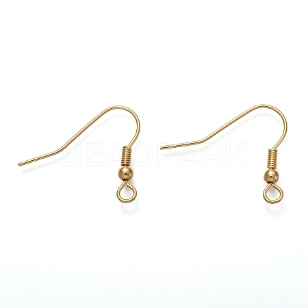304 Stainless Steel Earring Hooks STAS-L258-001A-G-1