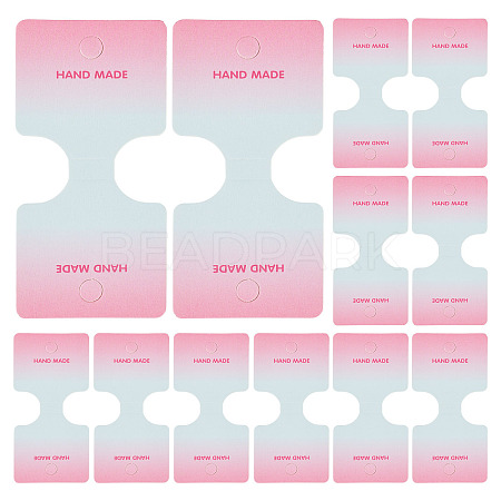 50Pcs Folding Paper Jewelry Display Cards ODIS-TA0001-07D-1