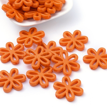 Opaque Acrylic Beads SACR-R783-05-1