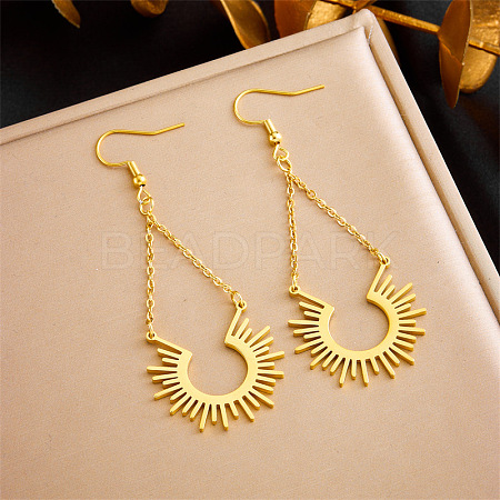 304 Stainless Steel Dangle Earrings FS-WG846BB-11-1