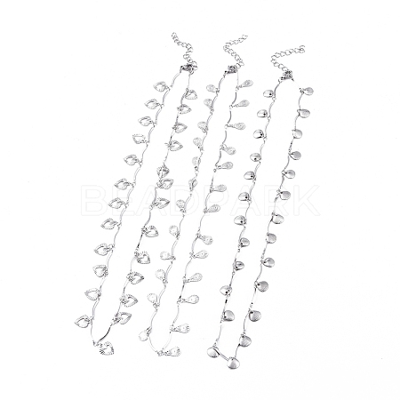 304 Stainless Steel Pendant Necklaces NJEW-K119-32P-1