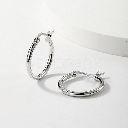 Vintage S925 Silver Hoop Earrings for Women Elegant Retro Minimalist Jewelry NK6073-1