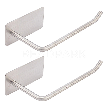 304 Stainless Steel No Punch Toilet Paper Holders AJEW-UN0001-30-1