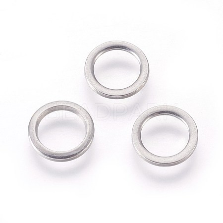 Tarnish Resistant 304 Stainless Steel Linking Rings X-STAS-F187-51P-8mm-1