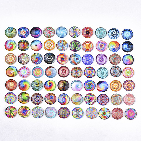 Flatback Glass Cabochons for DIY Projects GGLA-S047-04A-1