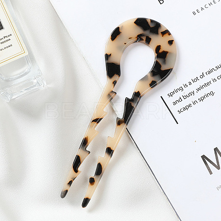 Cellulose Acetate(Resin) Hair Forks OHAR-PW0003-081D-1