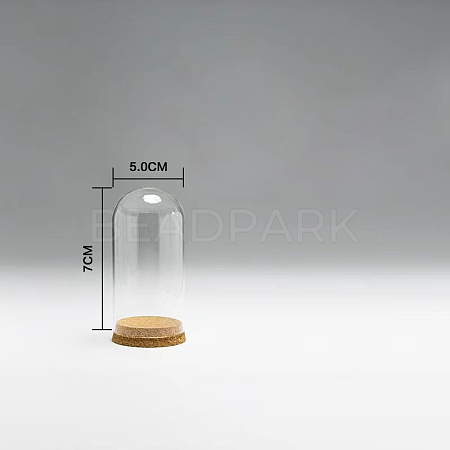High Borosilicate Glass Dome Cover DJEW-PW0001-23A-01-1