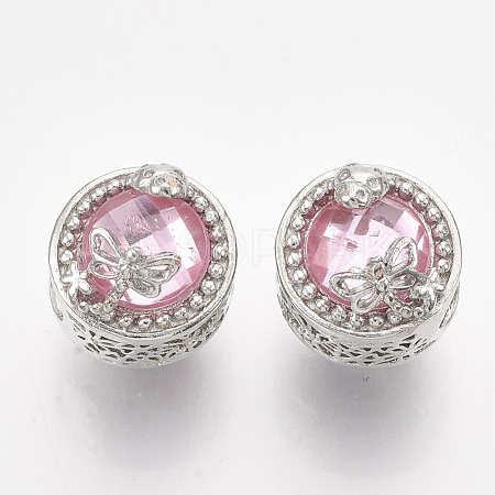 Platinum Plated Alloy Beads MPDL-S067-09B-1