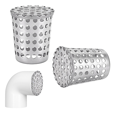 304 Stainless Steel Anti Rats Drain Outlet Filter STAS-WH0051-025C-P-1