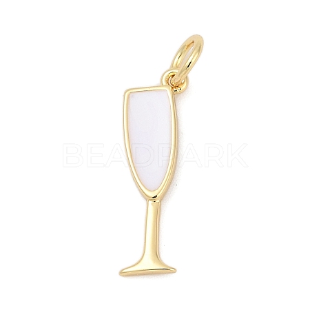 Brass Enamel Pendants KK-U062-02A-01-1