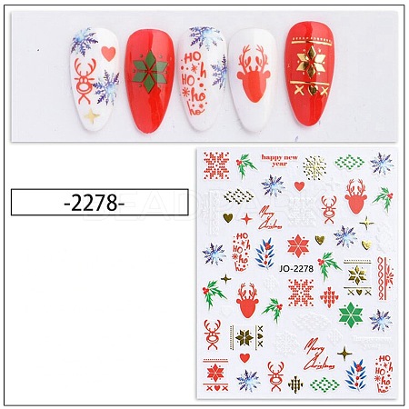 Christmas Theme Nail Art Stickers MRMJ-N033-2278-1