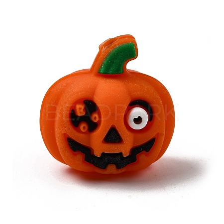 Halloween Silicone Focal Beads LS-SIL-P011-01B-1