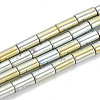 Electroplate Non-magnetic Synthetic Hematite Beads Strands G-T061-137B-1