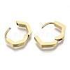 304 Stainless Steel Huggie Hoop Earrings STAS-R115-19G-2