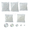 800Pcs 5 Sizes Eco-Friendly Transparent Acrylic Beads TACR-FS0001-21-2