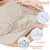 12Pcs 12 Styles Alloy Rhinestone Hair Bands OHAR-HS0001-05-4