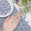 200Pcs 4 Styles Handmade Porcelain Beads PORC-CA0001-13-3
