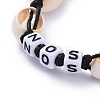 (Jewelry Parties Factory Sale)Family Bracelets for Son BJEW-JB05260-01-3