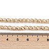 Baking Paint Electroplated Synthetic Non-magnetic Hematite Beads Strands G-H072-A01-01C-4