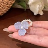 Acrylic and Imitation Pearl Finger Rings for Women FS-WG970C4-03-1