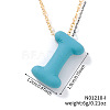 Alloy Initial Pendant Necklaces RS8745-9-1