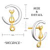 SHEGRACE Unique Design 925 Sterling Silver Stud Earrings JE395A-02-2