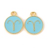 Alloy Enamel Pendants ENAM-S124-01B-16A-1