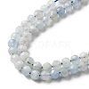 Natural Aquamarine Beads Strands X-G-E411-19E-4mm-3