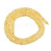 Dyed Natural Malaysia Jade Rondelle Beads Strands X-G-E316-2x4mm-47-5