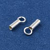 925 Sterling Silver Cord Ends STER-P055-01A-S-2