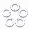 Opaque Spray Painted Acrylic Linking Rings OACR-S021-73A-B02-1