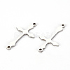 Non-Tarnish 201 Stainless Steel Link Connectors X-STAS-S110-086P-2