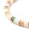 Disc Beads Energy Power Stretch Bracelet for Teen Girl Women BJEW-JB07034-03-4