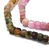Natural Multicolor Tourmaline Beads Strands G-E576-73-3