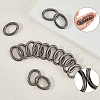 20Pcs Zinc Alloy Spring Gate Rings FIND-SP0004-30B-5