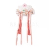 Bowknot Long Ribbon Alligator Hair Clip PHAR-D013-03C-1
