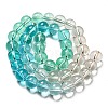 Dyed & Heated Synthetic Quartz Beads Strands G-P502-01C-01-3