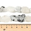 Raw Rough Natural Rainbow Moonstone Beads Strands G-M453-D03-5