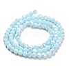 Opaque Glass Beads Stands EGLA-A035-P6mm-B10-2