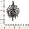 Halloween 316 Surgical Stainless Steel Pendants STAS-A123-01C-AS-3