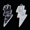 Natural Quartz Crystal Pendants G-N332-53-A22-1