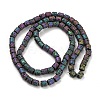 Electroplated Natural Lava Rock Beads Strands X-G-Z032-J04-12A-2