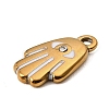 304 Stainless Steel Enamel Pendants STAS-Z199-01G-04-2