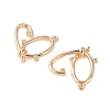 Brass Pendants with Clear Glass KK-N254-53G-2